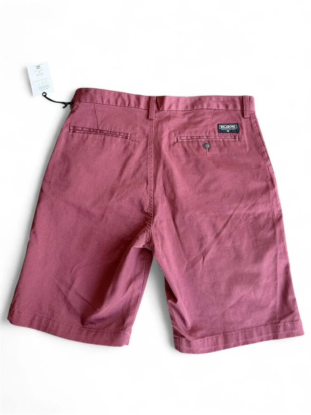 Billabong Men's Maroon 34 Flat Front Shorts